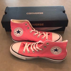 Pink Converse All Star High Tops with Box